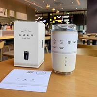SMEG 240ML Milk White Beverage Cup Travel Portable Drinking Cup Stainless Steel Vacuum Leak proof  Coffee Thermos 2