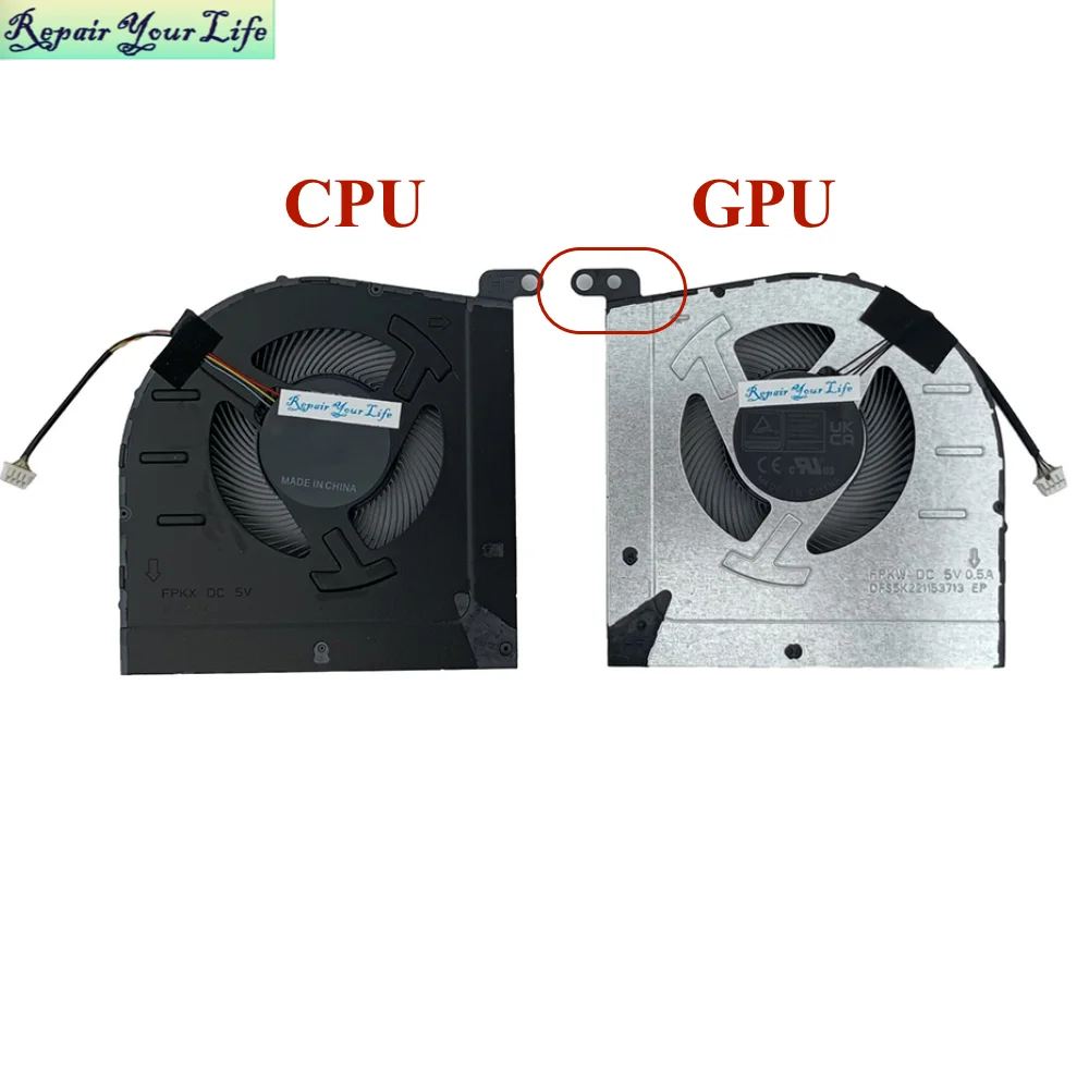 Ventilador Portátil para Lenovo Ideapad Gaming 15-iah7 15arh7 16iah7 82s9 82sa Gpu Cpu Cooler Radiator Repair Components 15iah7 - Imagem 3