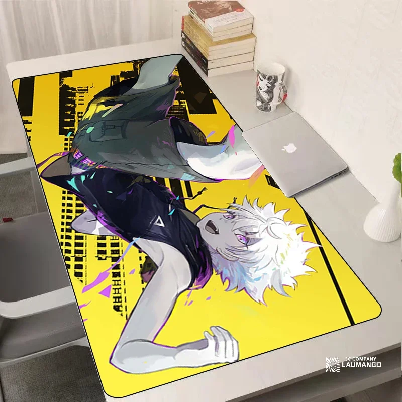 

Large Mouse Pad Hunter X Hunter Pc Gamer Cabinet Mousepad Keyboard Desk Mat Computer Gaming Accessories Deskmat Carpet Table Rug
