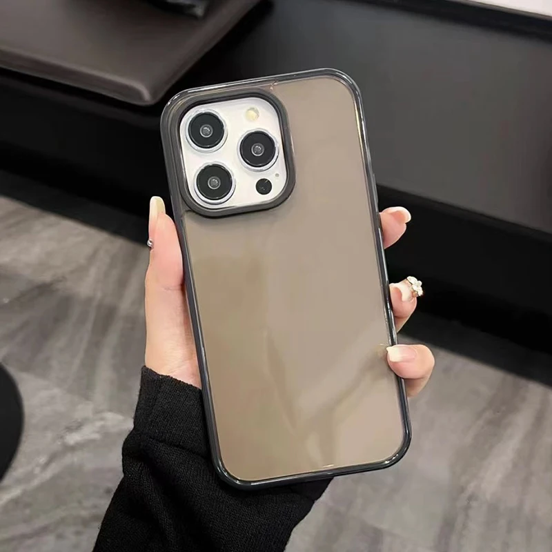 Omorro Coque IPhone 12 Pro Néon Rose Fluorescent - TPU Souple Ultra Fine, Protection Antichoc, Bords Carrés