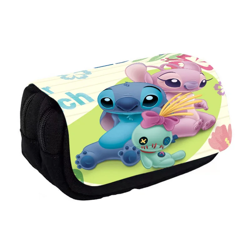 Disney Lilo & Stitch Theme Styles Pencil Bag astuccio in Nylon per bambini  cancelleria nera di alta qualità per regali di materiale scolastico -  AliExpress