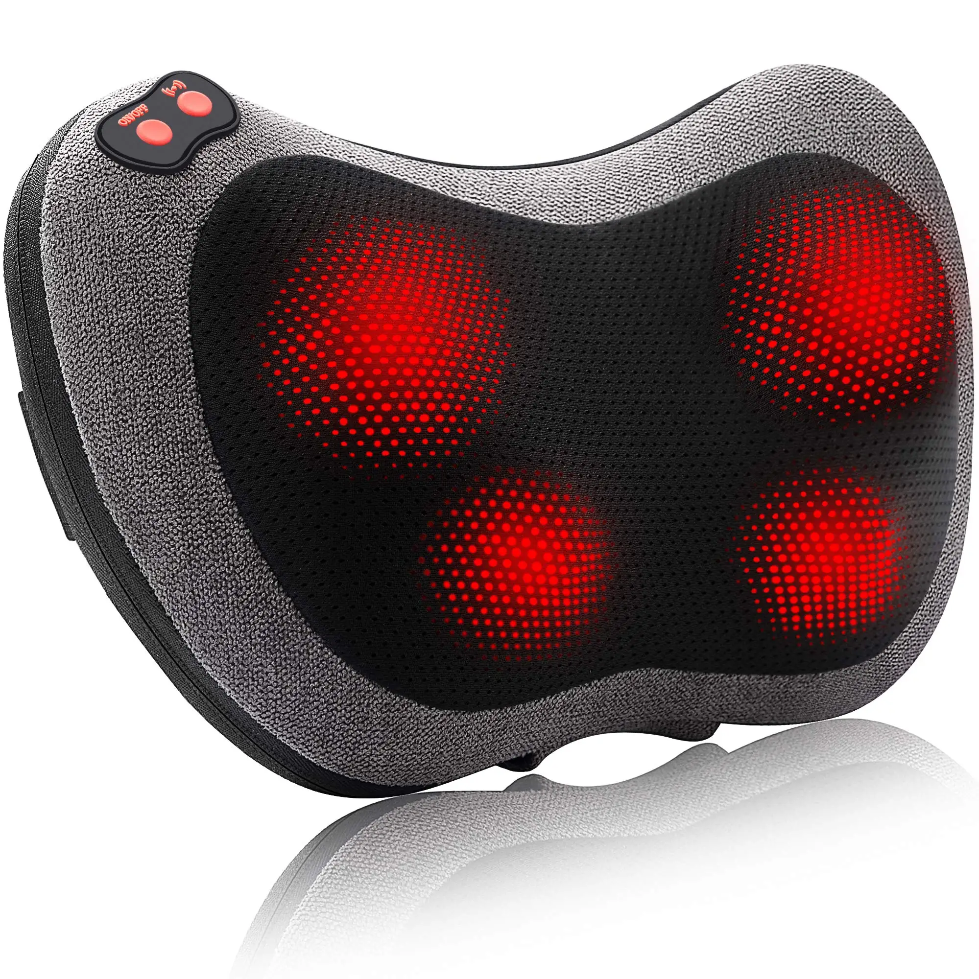 

Back Massager with Heat,Back and Neck Massager with Deep Tissue Kneading,Electric Back Massage Pillow for Back,Neck,Shoulders,Le