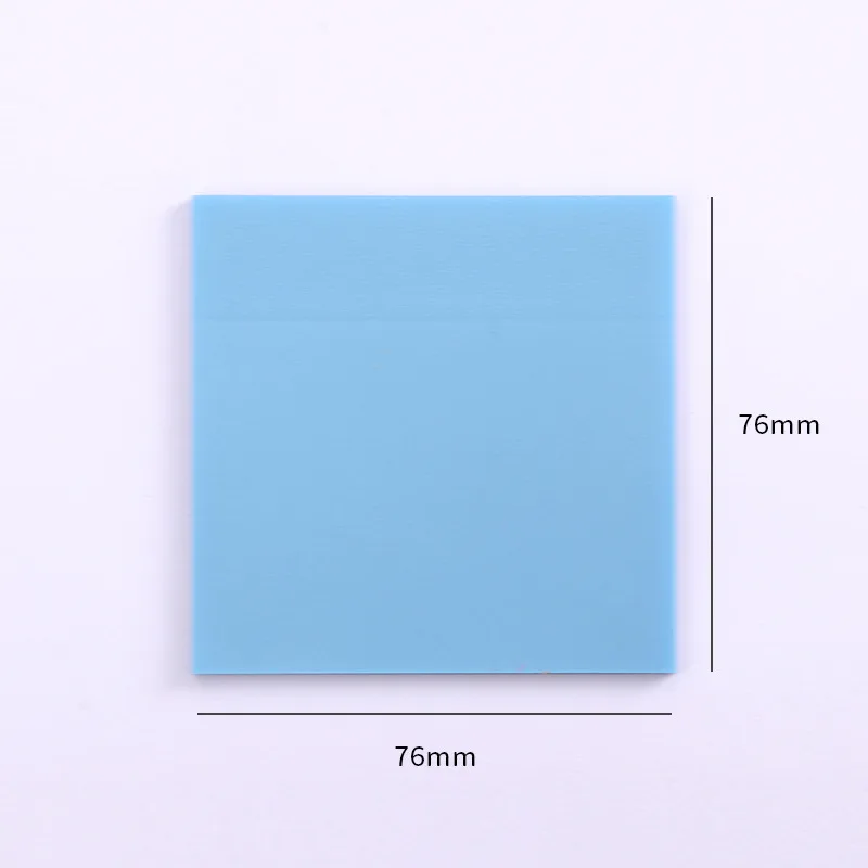 Creative Transparent PET Sticky Notes - 50 Sheets - Planner & Stationery Supplies