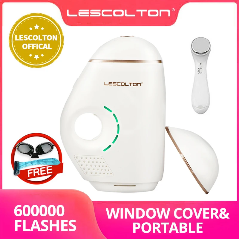 

Lescolton IPL Epilator Laser Hair RemovaL for Women Men 600000 Flash Depilator Bikini Trimmer Permanent Hair Removal Device