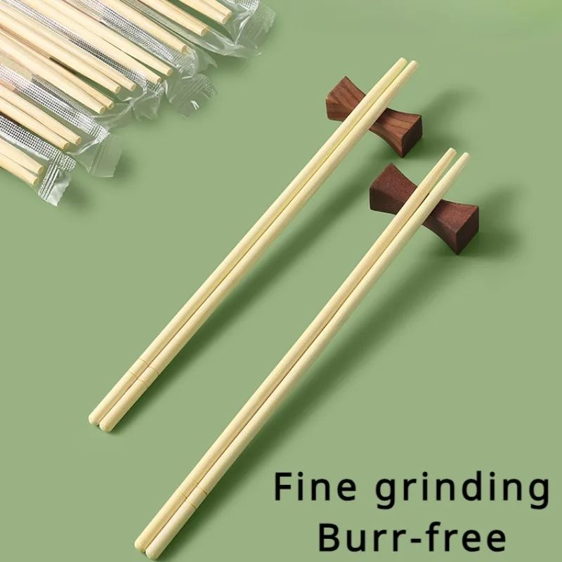 100/200/300 Pairs Disposable Bamboo Chopsticks Food Grade Individually Packed Tableware Restaurant Natural Bamboo Chopsticks