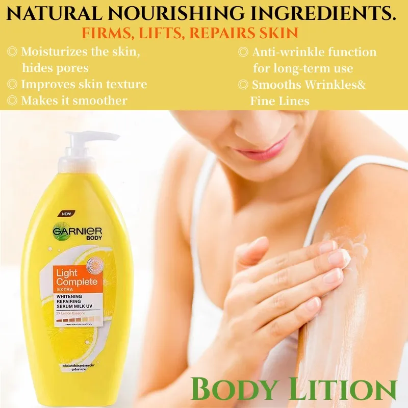 GARNIERLemonVitaminCBodyLotionFaceWhiteningCreamRepair