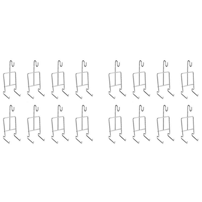 

LJL-16Pcs Tea Cup And Saucer Display Stand Holder Rack Metal Cup Saucer Holder Tea Cup Holder Display Coffee Mug Organizer