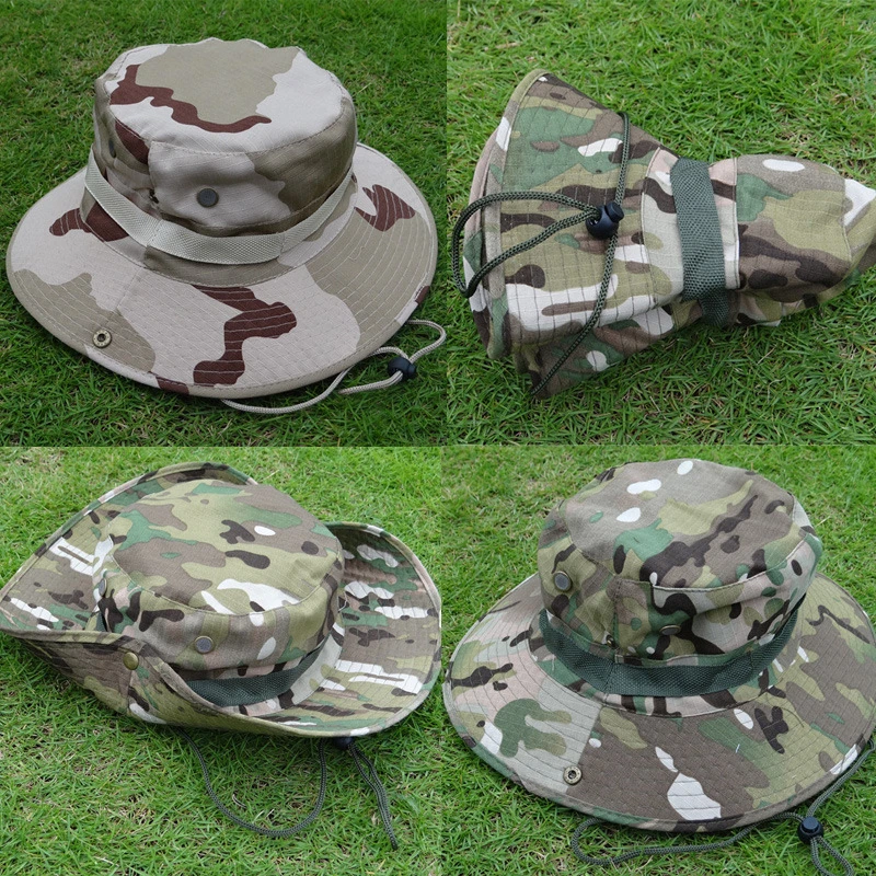 new born baby accessories	 Summer Kids Girls Boys Hats Fashion Camouflage Print Bucket Hats Sunscreen Outdoor Sun Hat Children Beach Travel Cap 3 Colors baby accessories bag	