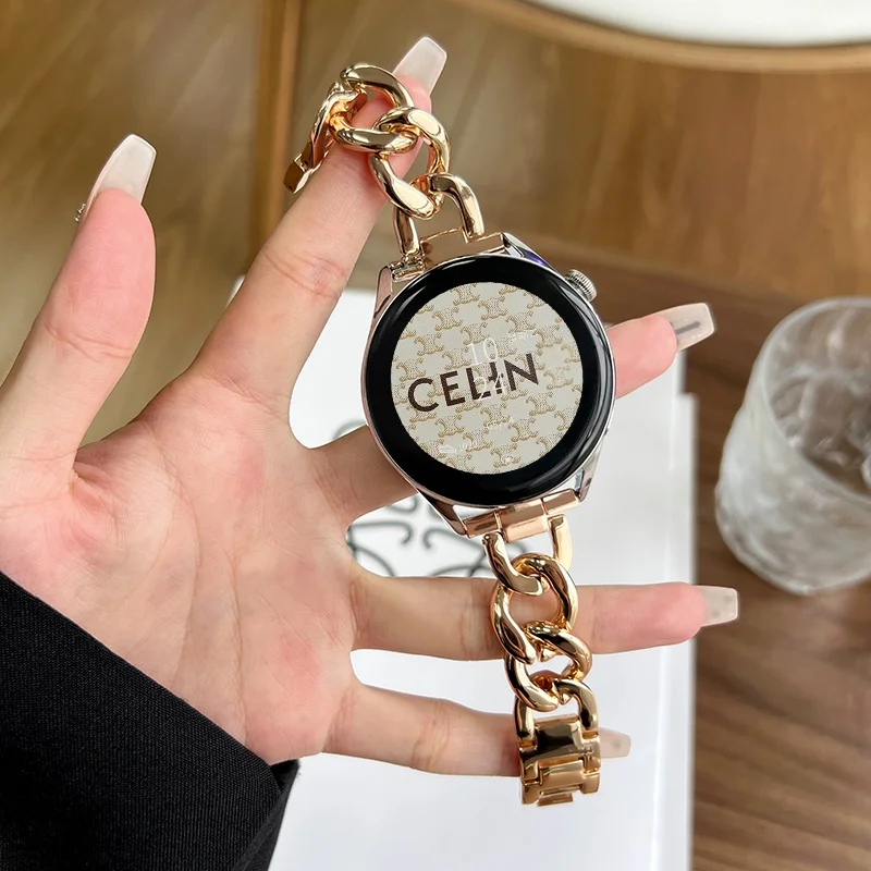 Elegant 20mm Stainless Steel Slim Bracelet Strap