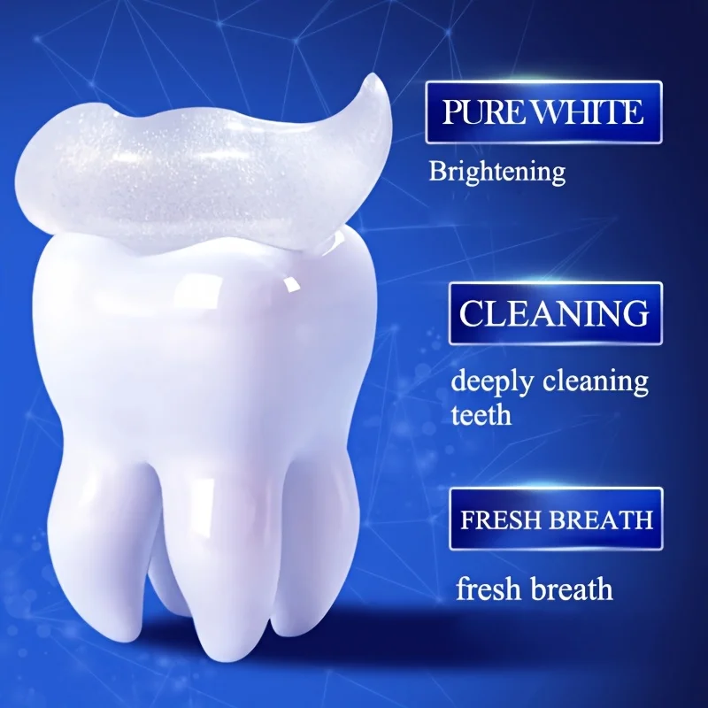 Dentifricio detergente al bicarbonato di sodio con probiotici, pulizia profonda, sbiancante e illuminante, 300 g_voghion.com