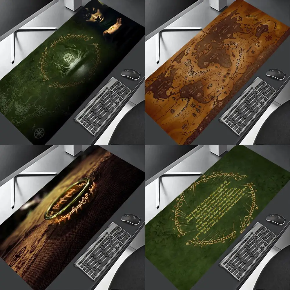 Hot Movie L-Lords The Rings  Mouse Pad Professional E-Sports Mouse Pad Fine Surface Gaming Rubber Mouse Pad Smooth Desk Pad