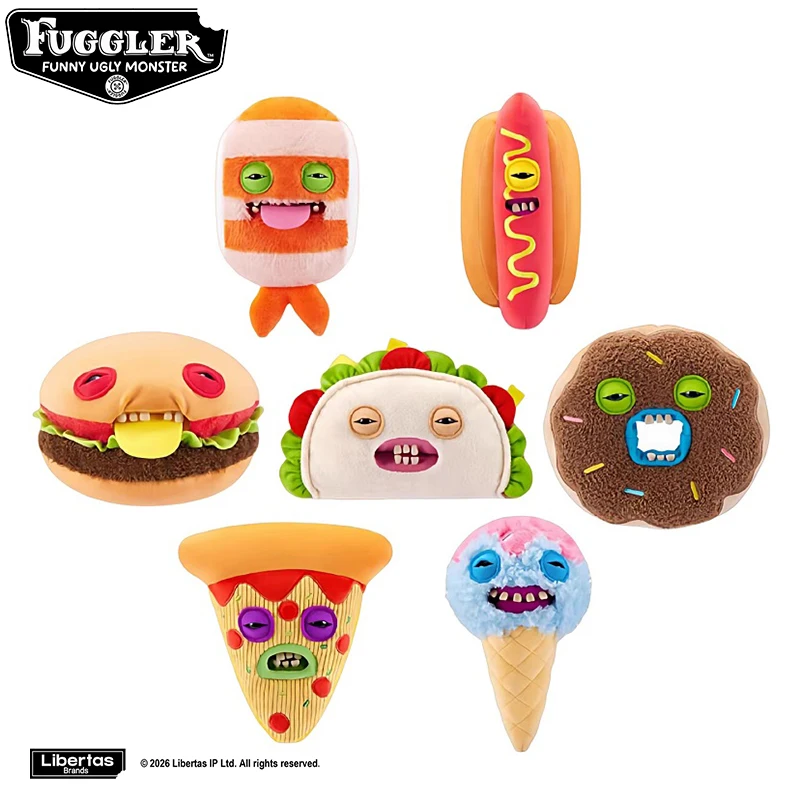Original Fuggler Keychain Blind Box Plush Toys Fugglers Ally Cats - Image 2