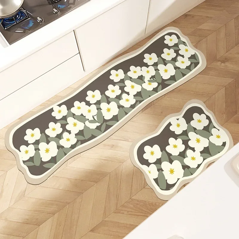 Carpet for Kitchen Non-slip Water Oil Absorption Floor Mat 3