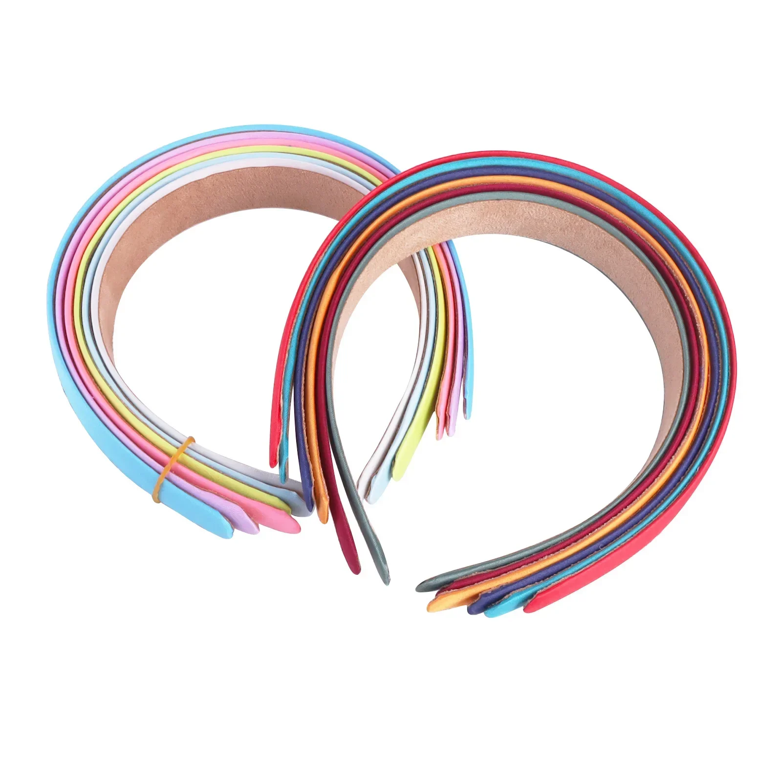 3cm Colorful Satin Wide Headband for Women - Vintage Solid Color Hair Accessory