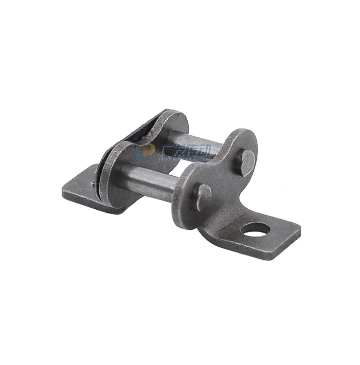 08B-1 Full Buckle Double Side Single Hole Bent Plate Chain Buckle 1pcs