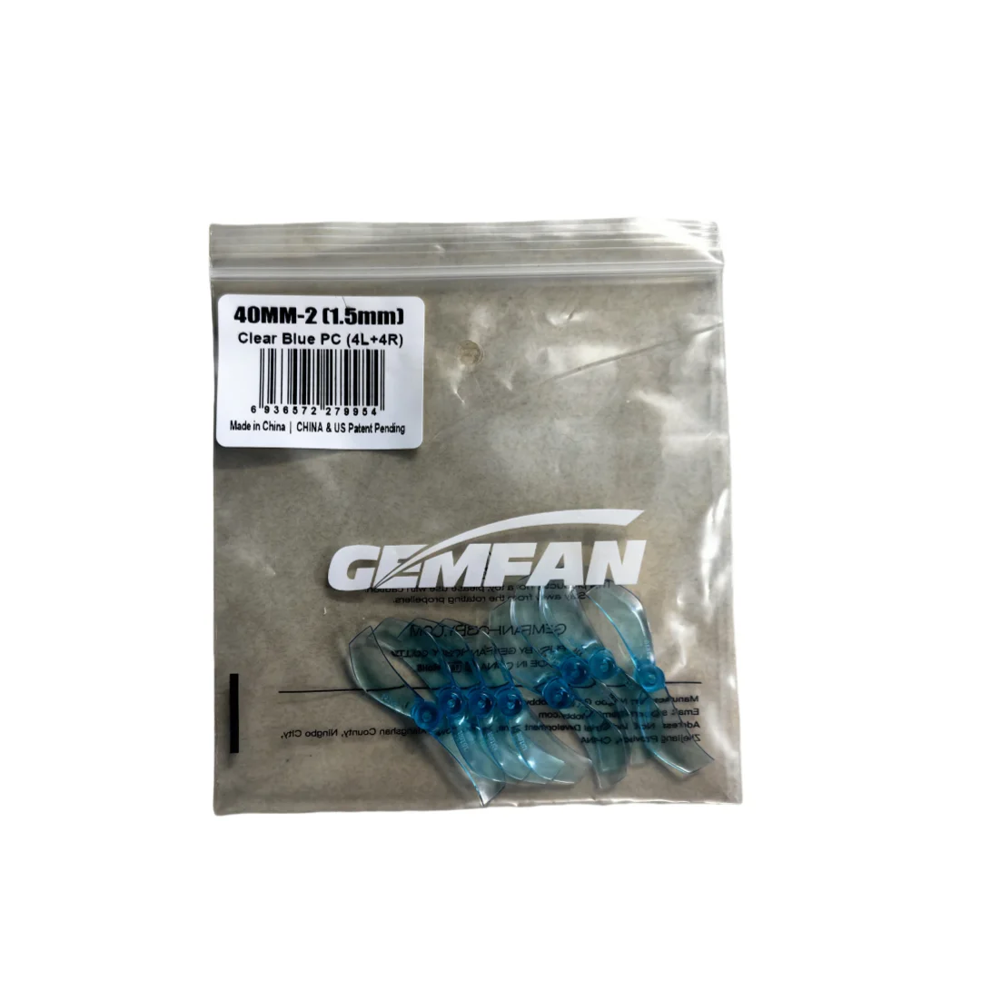 4 Paar Gemfan 1610 Drohnenpropeller 1,6 x 10 40 mm 2-Blatt 1 mm 1,5 mm CCW/CW für RC FPV Racing Freestyle Drohnen Mobula7 Ersatz – Detail 16