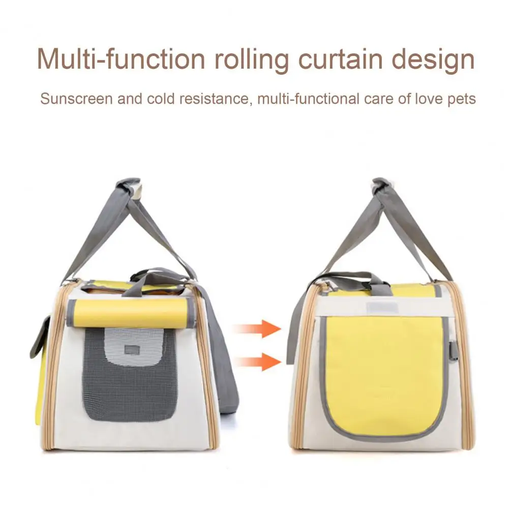 Easy Storage Pet Carrier Foldable Pet Handbag Lightweight Carrier Bag Breathable Travel Bag for Dogs Cats Foldable Durable