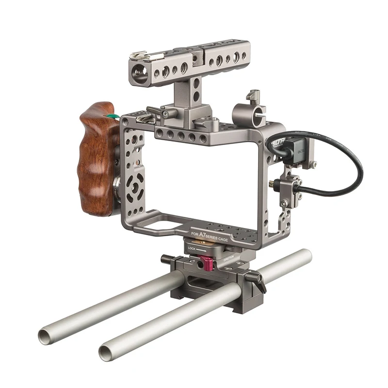 

Guangzhou supplier wooden handle lightweight Tilta es-t17-a dslr camera cage rig for camera