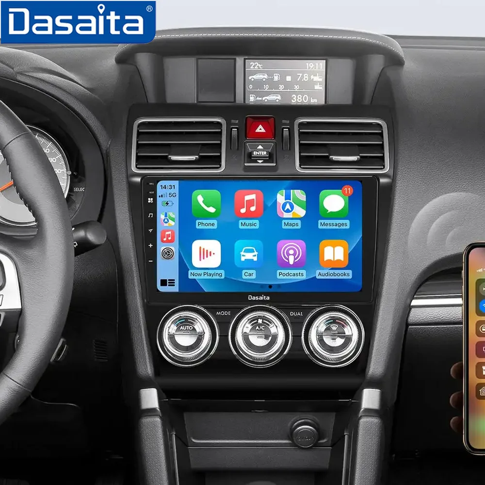 Dasaita G12 для Subaru Forester 4 WRX Levorg 2016 2017 2018 2019 2020 2021 Qualcomm Carplay Android авто радио автомобильная стереосистема