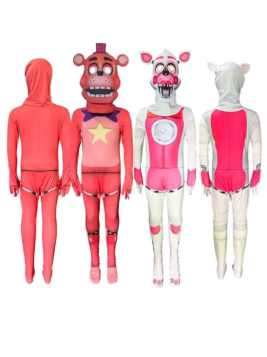 

Halloween Glamrock Freddy Children's Performance Costume Holiday Toy Bear Role Playing Cute Stage Performance Costume