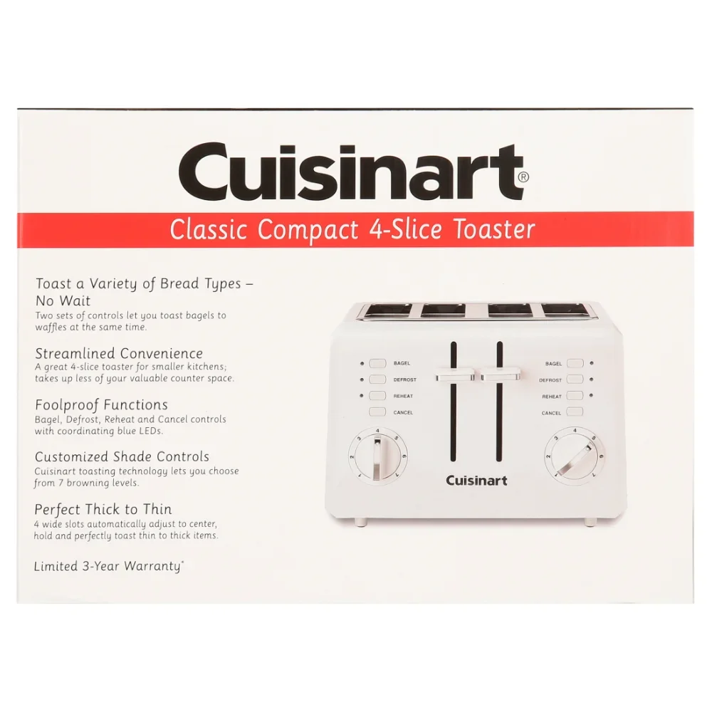 toasterToasters 4 Slice Compact Plastic Toaster 4