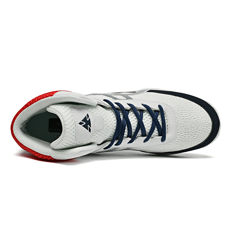 LiXingMing Boxing Shoes Men Women High Top Professional Wrestling Shoes Light Weight Boxing Training Fighting Contest Sneakers