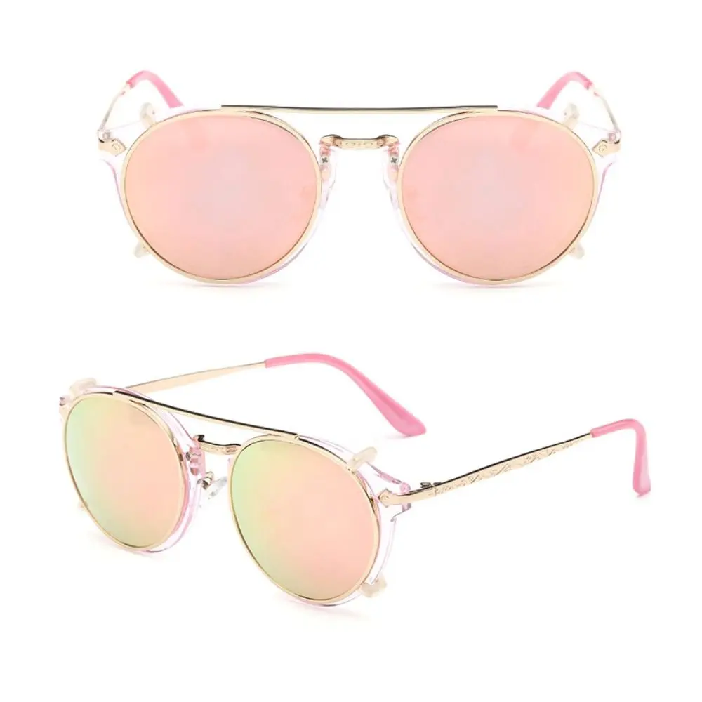 Doppelschichtige Steampunk-Klappsonnenbrille mit Klappdeckel, schwarze Farbtöne, Computerbrille, zwei Verwendungszwecke, Outdoor-Sonnenbrille – Detail 10