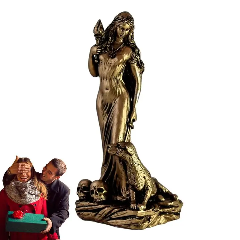 

Goddess Figurine Goddess Statue Figurine Sculpture Portable Resin Witchy Spiritual Figurine For Balconies Homes Courtyards