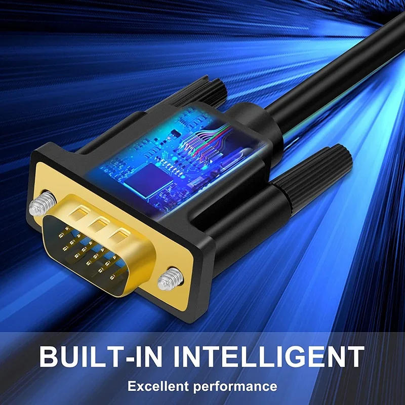 SHULIANCABLE HDMI to VGA Cable, HDMI to VGA (Male to Male) Support