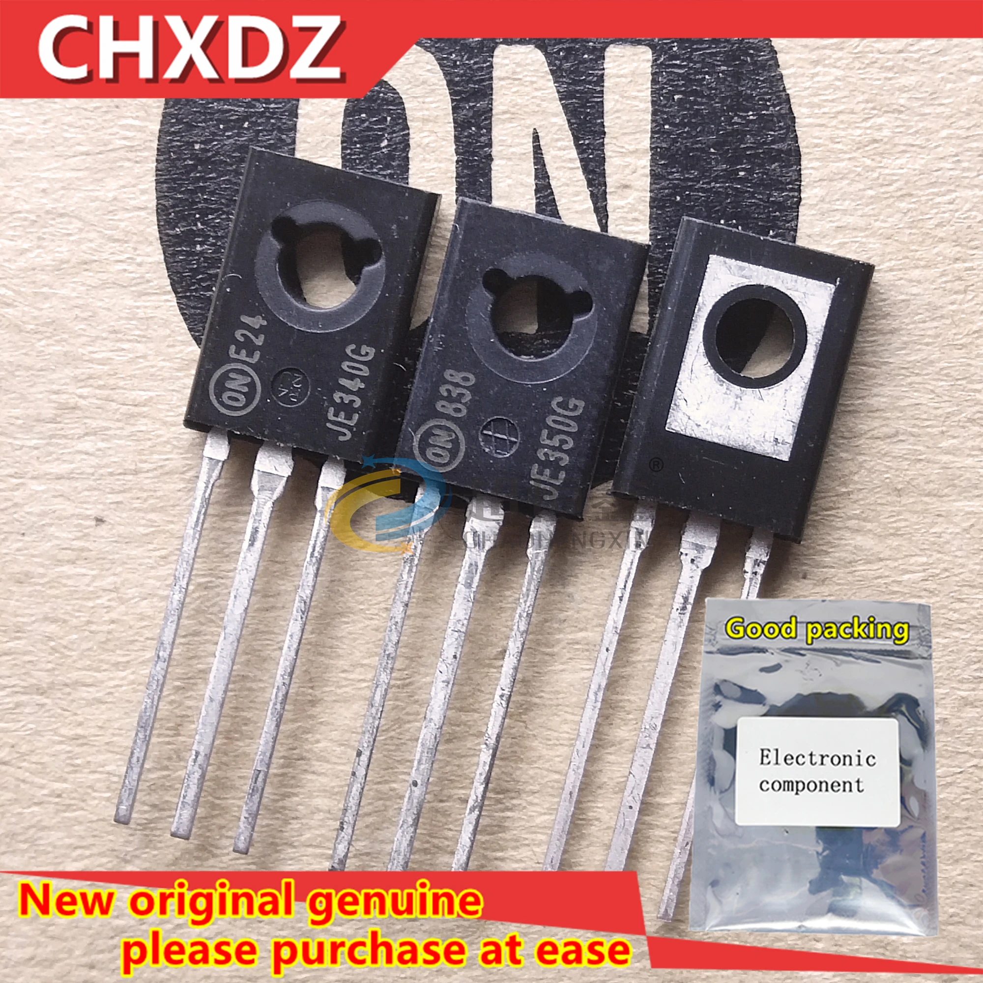 Sold from 1 pair American original ON MJE340 MJE350 JE340G JE350G TO-126 Audio pair tube Own inventory Real object shooting