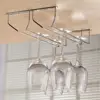 Wine Glass Rack Glass Holder Single And Double Row Wine Glass Rack High Glass Rack Cabinet Wall Hanging Storage Box 5
