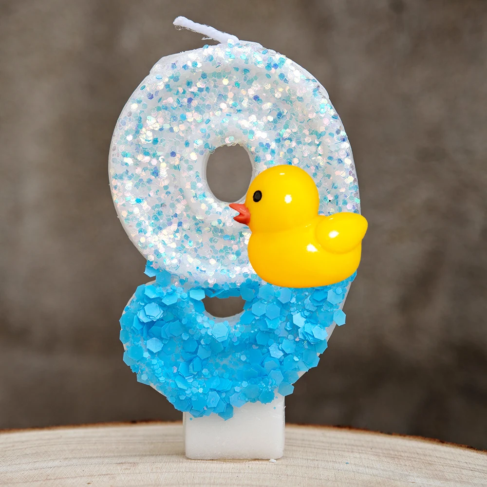 Gelbe Enten-Kerzen Geburtstagskerzen Kreative Niedliche Geburtstagsdekoration Kerzen Kindergeschenk Deko – Detail 10