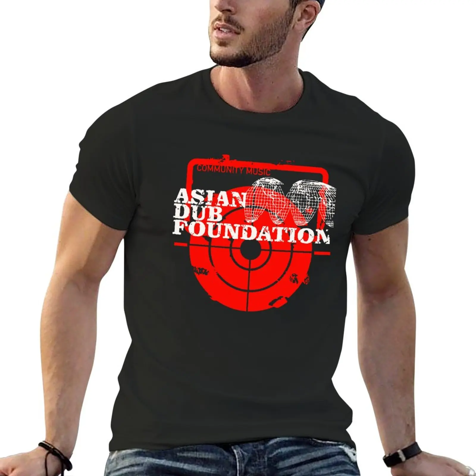

New Community Music Asian Dub Foundation T-Shirt heavyweight t shirts custom t shirts design your own men t shirts