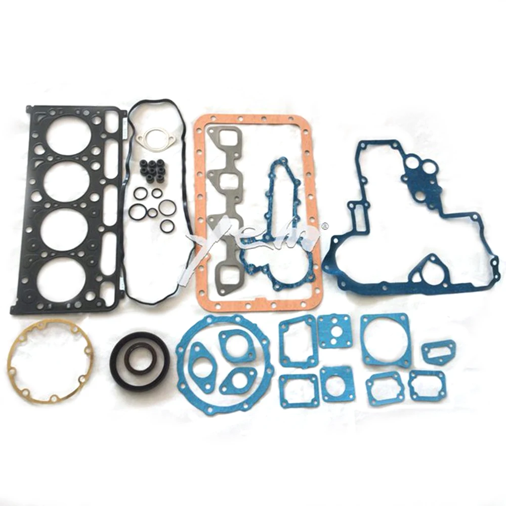 For kubota engine V2003 cylinder head IDI with full gasket set