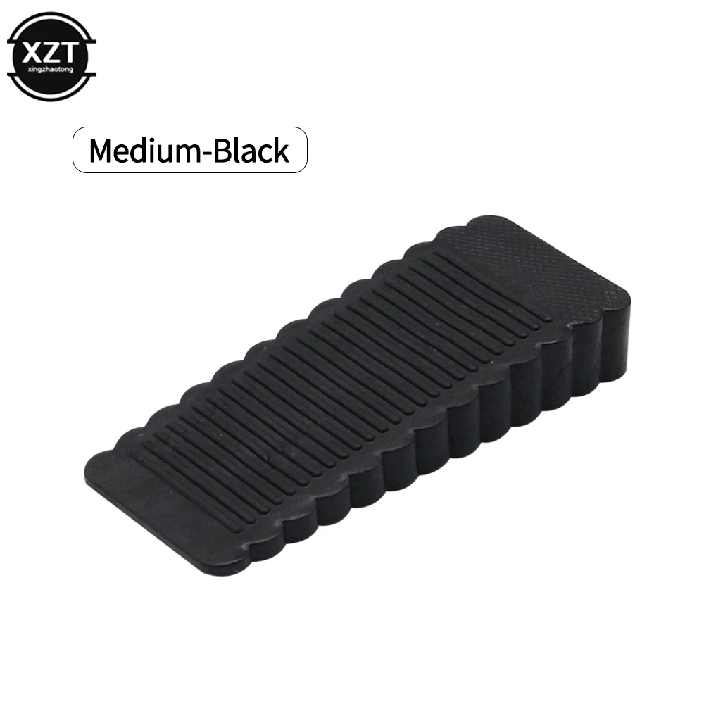 Rubber Door Stopper 1pc Silicone Anti-collision Safety Door Stopper 4-26mm Joints Household Improvement Accessories silicone door stopper door stopper bumpers door stopper silicone rubber bumpers