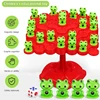 Montessori Frog Balance Game Toys Parent-Child Interactive Family Puzzle Game Birthday Christmas Bulk Frogs Tree Gifts for Kids 5