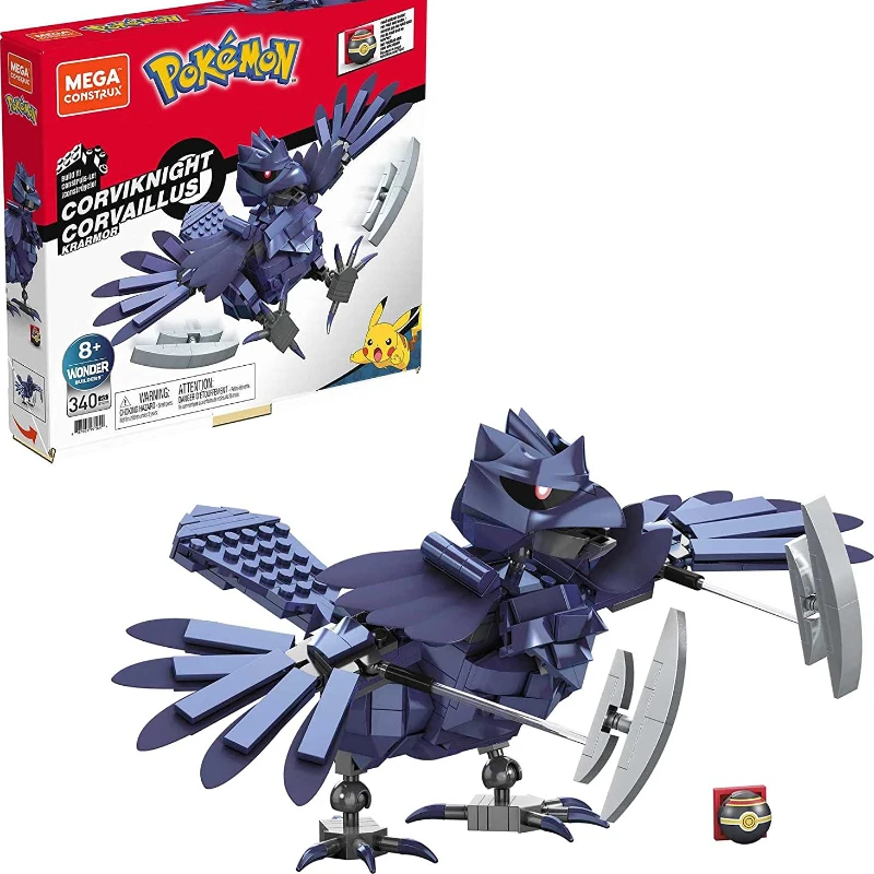 

Покемон серия аниме Сборка строительные блоки Corviknight Сборка строительные блоки детские игрушки украшения Рождественские подарки