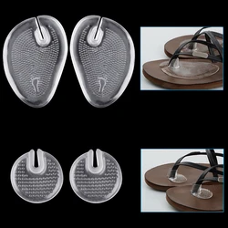 Gel Massage Insoles: Silicone Non - Slip Forefoot Pads for Comfort and Support (Clear)