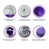6 Pcs Bathroom Set Set Accessories Plastic Lotion Bath Accessory Luxury Bath Bathroom Products Bathroom for Vanity 3
