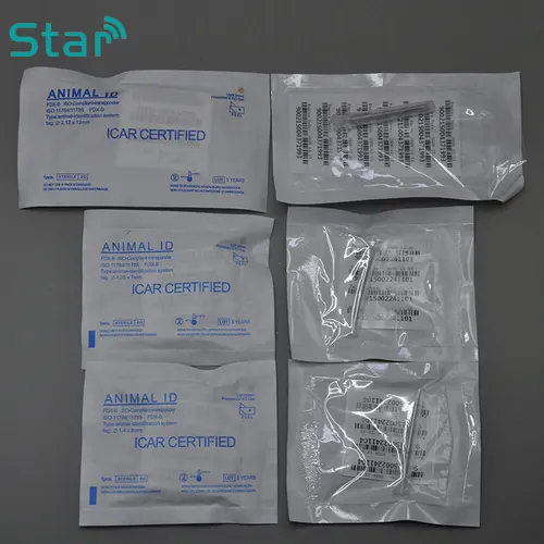 (에서 선박 us) 100 개/몫 마이크로 칩 주사기 칩 바늘 FDX-B 애완 동물 ID 태그 1.4 KHz 동물 인젝터 매칭 재활용 플라스틱 인젝터 3