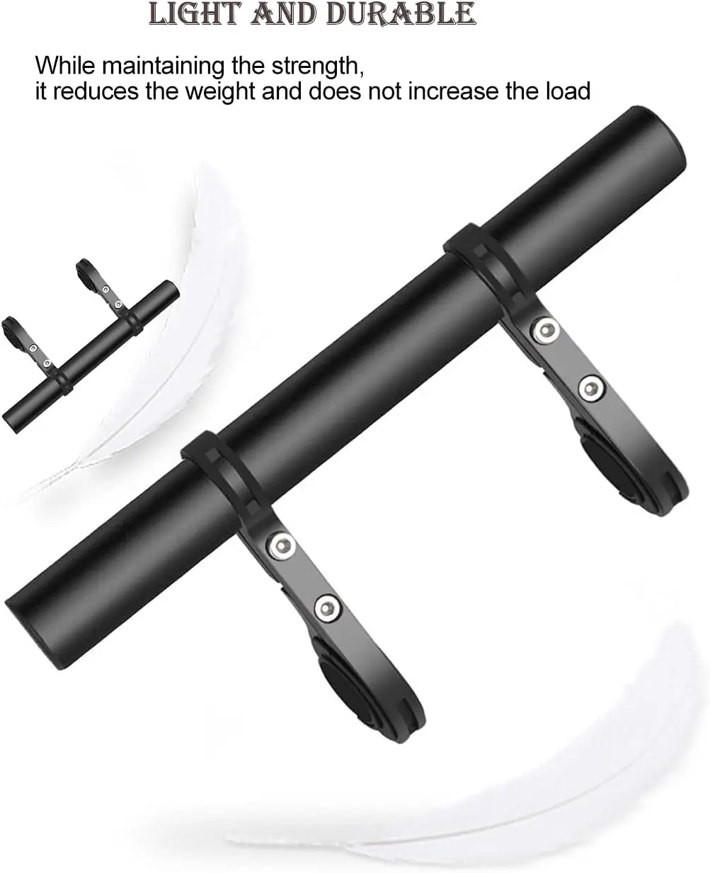Bicycle multi-function extension extension rack aluminum alloy handlebar extender rack used for stopwatch lamp bracket
