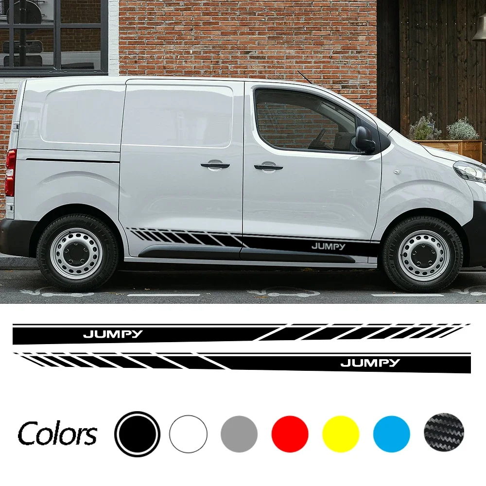 Car Door Side Sticker For Citroen Jumpy 1 2 3 4 Long Stripes Styling car-door-side-sticker-for-citroen-jumpy-1-2-3-4-long-stripes-styling