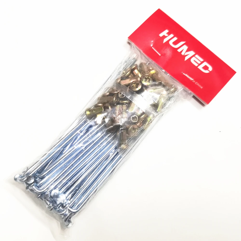 36pcs/lot 8G bicycle spokes 9K motorcycle spokes 3.5mm 4mm*124-235mm E-bicycle JH70 GN250 125
