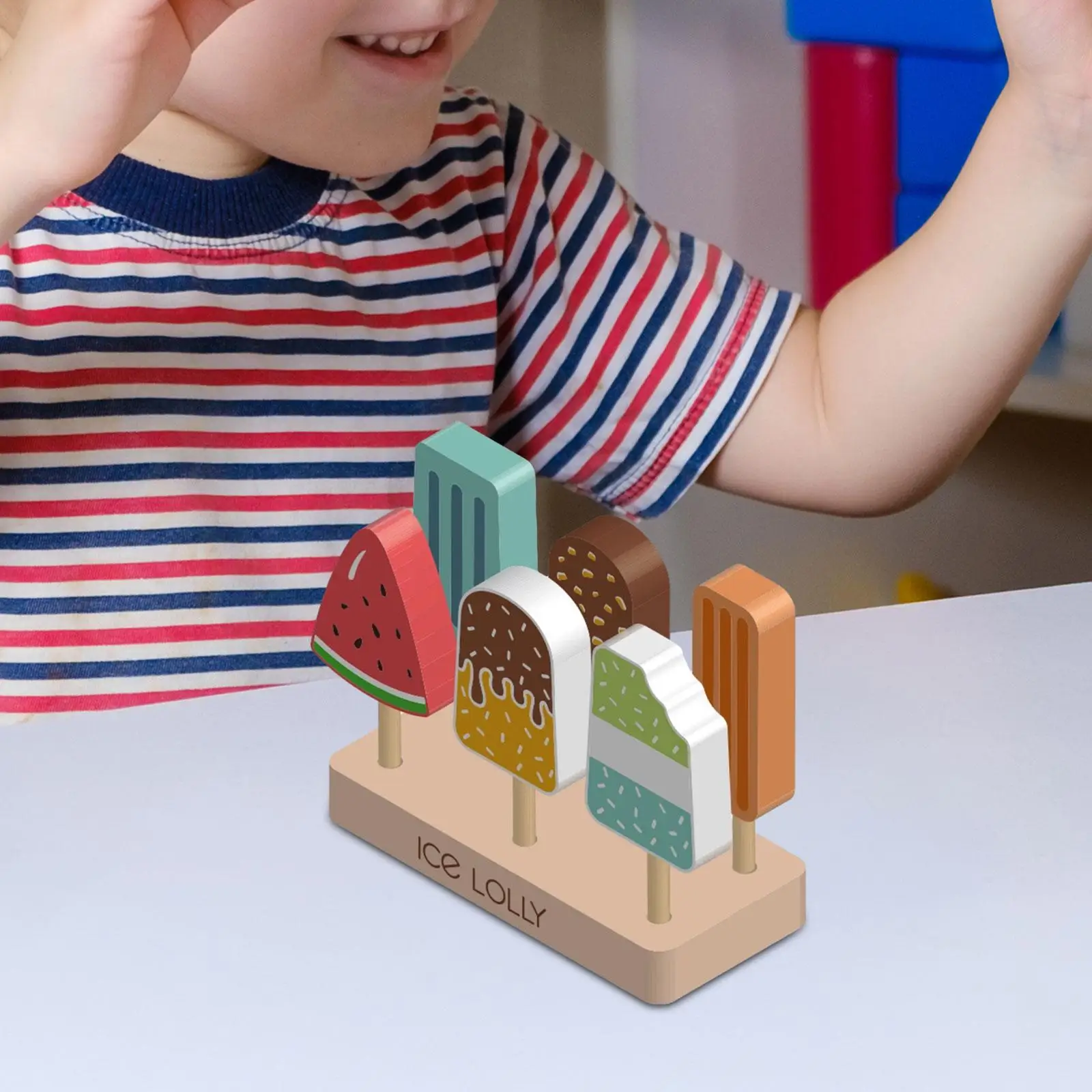 

Игрушка для мороженого, кухонная игрушка с деревянной подставкой, реалистичный Магазин мороженого, ролевая игрушка для детей, подарки для девочек и мальчиков, Дошкольная деталь