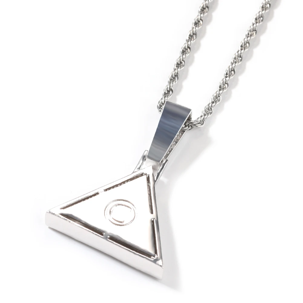 Uwin Pyramid Pendant Women's Pendant Jewelry 14k Gold Plate Personalized Vintage Necklace for Men Fashion Holiday Gifts