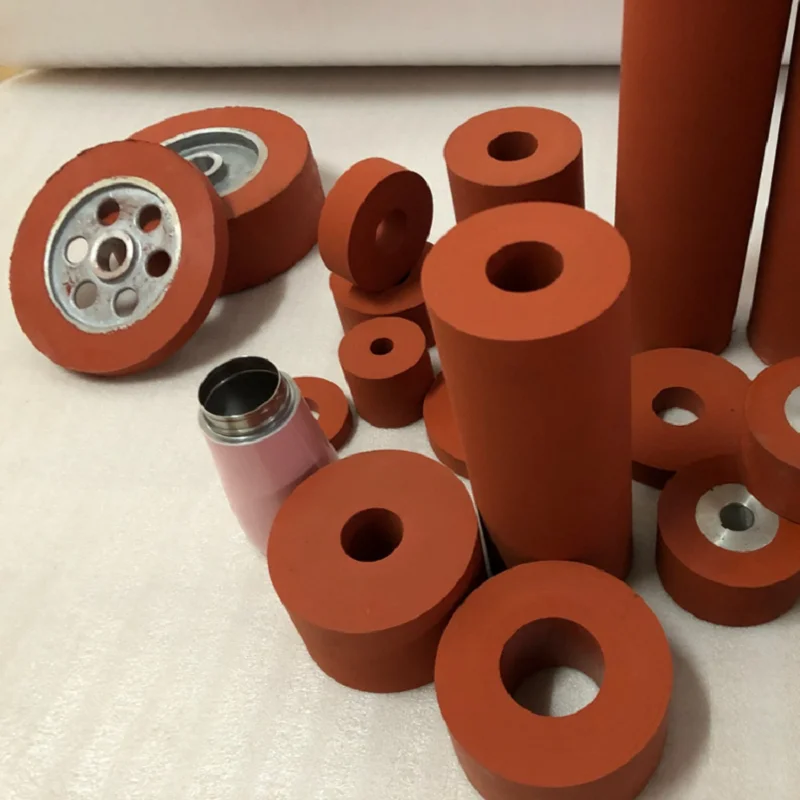 Silicone Rubber Rollers For Hot Stamp & Heat Transfer