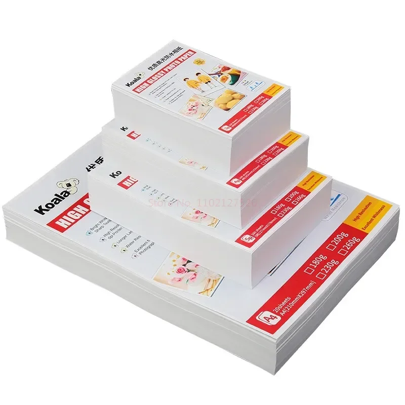 5 Inch 6 Inch 7 Quality Photo Paper Photo Studio Paper And Glossy 20pcs A4 Suitable For Album Photos 100pcs