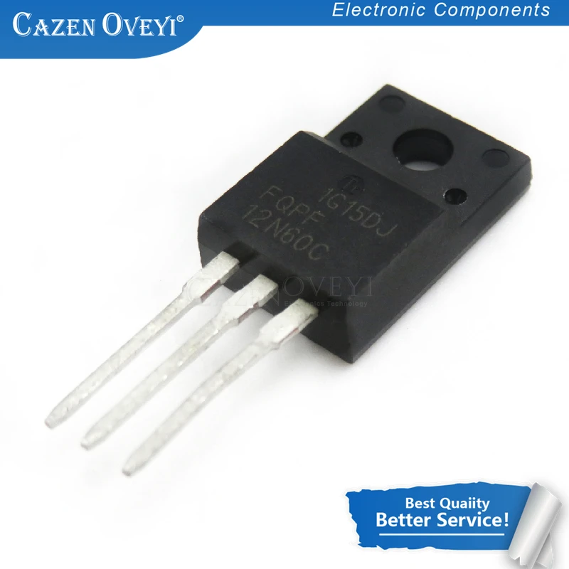 10 teile/los 12N60 FQPF12N60C ZU-220 12A 600V MOSFET neue original Auf Lager