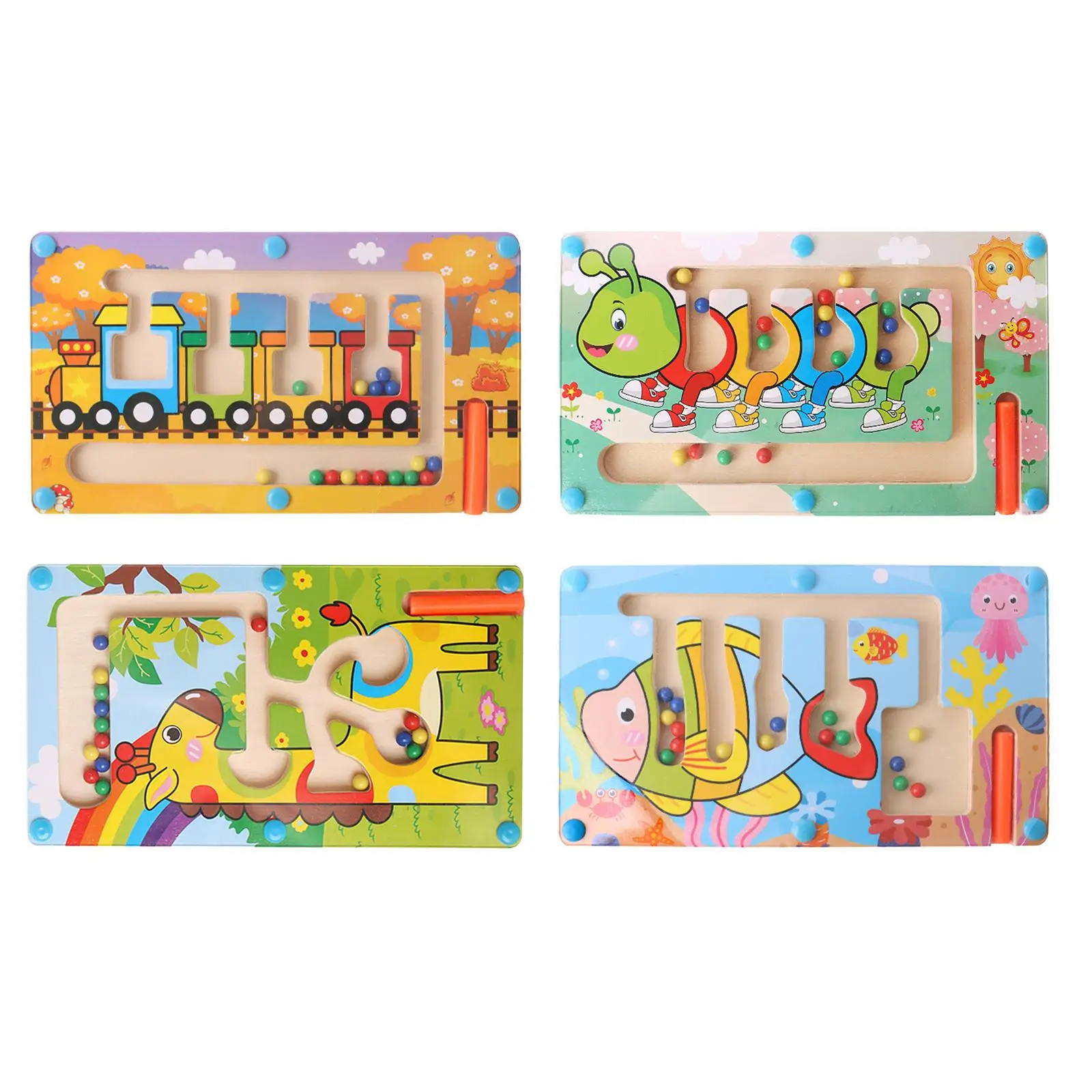 

Educational Maze Puzzle Board for Birthday Children