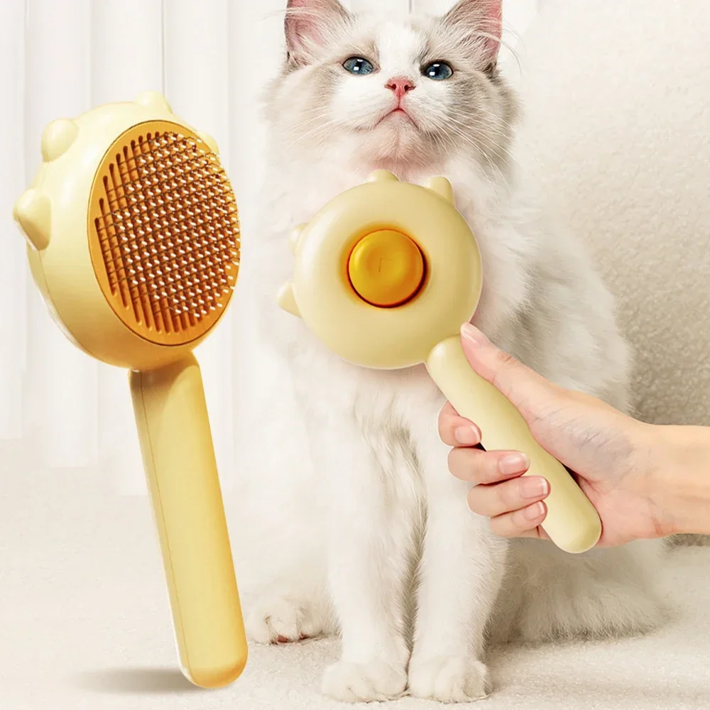 

Cat Comb Massage Pet Magic Combs Hair Removal Cat and Dog Universal Needle Brush Pets Grooming Cleaning Supplies Scratcher